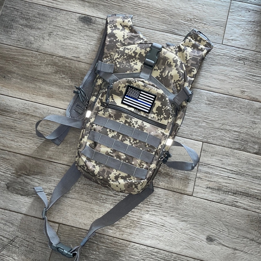 Tactical Backpack Hydration Pack Backpack with 3L TPU Water Bladder